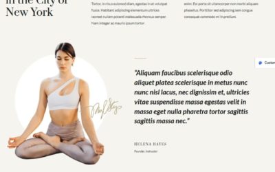 Yoga Studio   WP Theme   WordPress Theme Preview