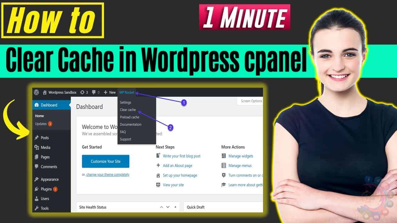 How to clear cache in wordpress cpanel 2022