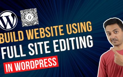 Building a website with Full Site Editor of WordPress / Gutenberg