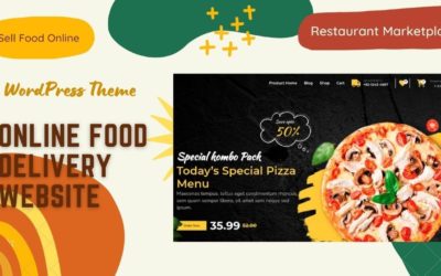 Create Online Food Delivery Website | Restaurant Food Delivery Theme | Foodota WordPress Theme