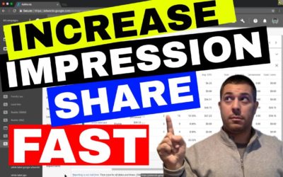 Digital Advertising Tutorials – AdWords Impression Share Tutorial – 1 (Simple) Strategy To Increase Search Impression Share