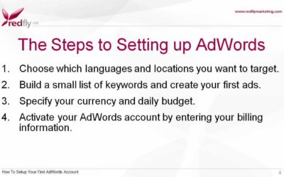 Digital Advertising Tutorials – Google AdWords Basics Tutorial 3 – How To Setup Your First AdWords Account