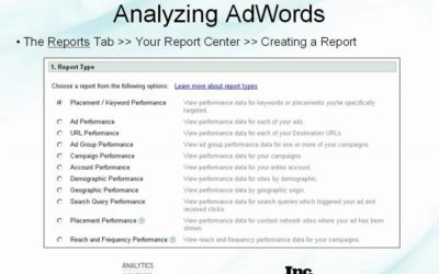 Digital Advertising Tutorials – Google AdWords Report Center Tutorial