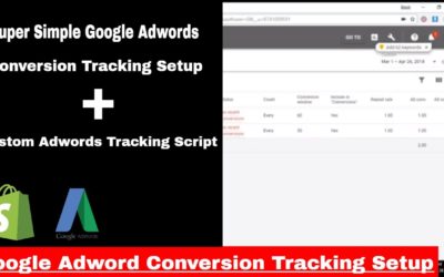 Digital Advertising Tutorials – Google Adwords Conversion Tracking Setup Shopify Tutorial 2018/2019