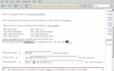 Digital Advertising Tutorials – Google Adwords Tutorial – Getting Started Working With Image Ads In Adwords