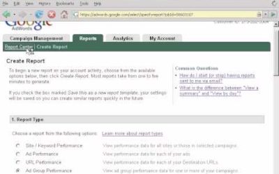 Digital Advertising Tutorials – Google Adwords Tutorial – How To Create Adwords Reports