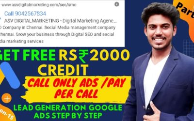 Digital Advertising Tutorials – How to Create Call Only Ads | Google Adwords in Tamil | Pay Per Call Google Ads Tutorial in Tamil