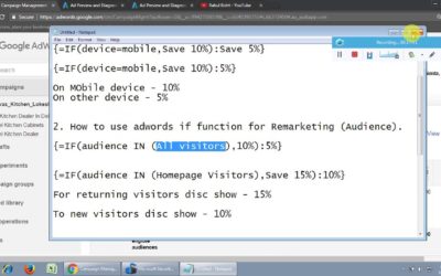 Digital Advertising Tutorials – New Google Adwords IF Function Tutorial