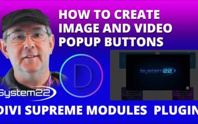 Divi Supreme Modules Plugin How To Create Image and Video Popup Buttons 👍