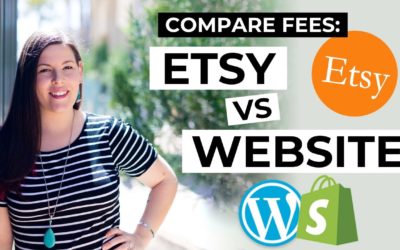 Etsy Fees vs your Own Website (2022) – Free Calculator | Shopify vs Etsy fees calculator