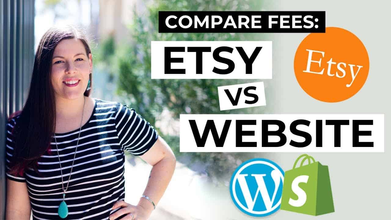 Etsy Fees vs your Own Website (2022) - Free Calculator | Shopify vs Etsy fees calculator