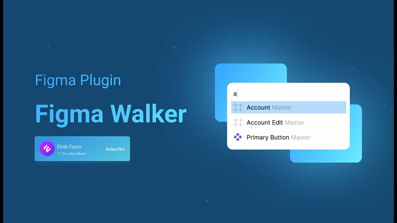 Figma Walker Plugin | شرح اضافة Figma walker هتسهل عليك الشغل في المشاريع الكبيره