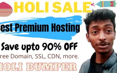 🔥 Holi Sale 🔥 Best Premium Hosting for WordPress 2022 & Ecommerce!