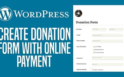 How To Create A Donation Form In WordPress With Online Payment | Simple Tutorial (2022)