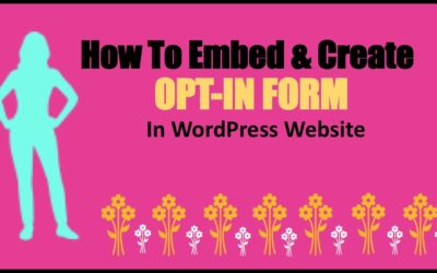 How To Embed GetResponse Opt-in To WordPress Website