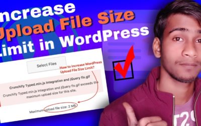 How To Increase Upload Size in WordPress 2022 ✅| 100% easily – WordPress Upload Size Increase