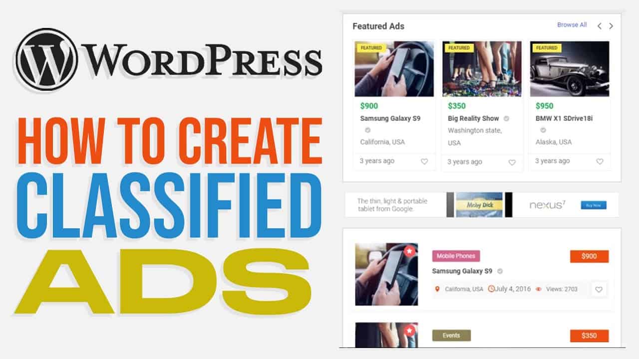 How To Make A Classified Ads Website With WordPress | Easy Tutorial (2022)