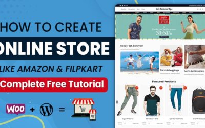 How to Create an eCommerce Website with WordPress Free | ONLINE STORE Tutorial 2022 [Hindi]