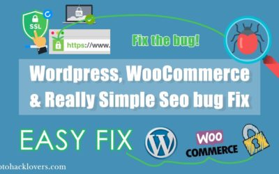 How to Fix Woocommerce SSL Product category bug in WordPress