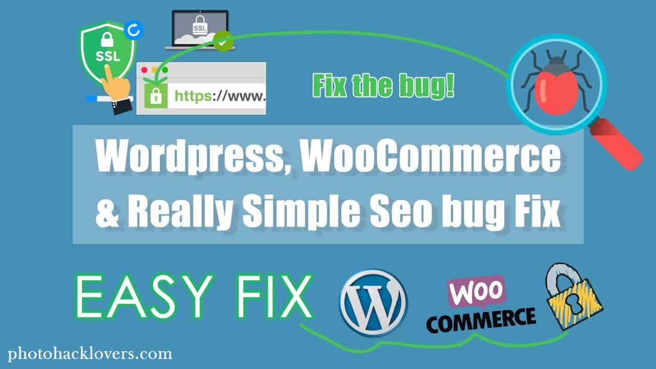 How to Fix Woocommerce SSL Product category bug in Wordpress