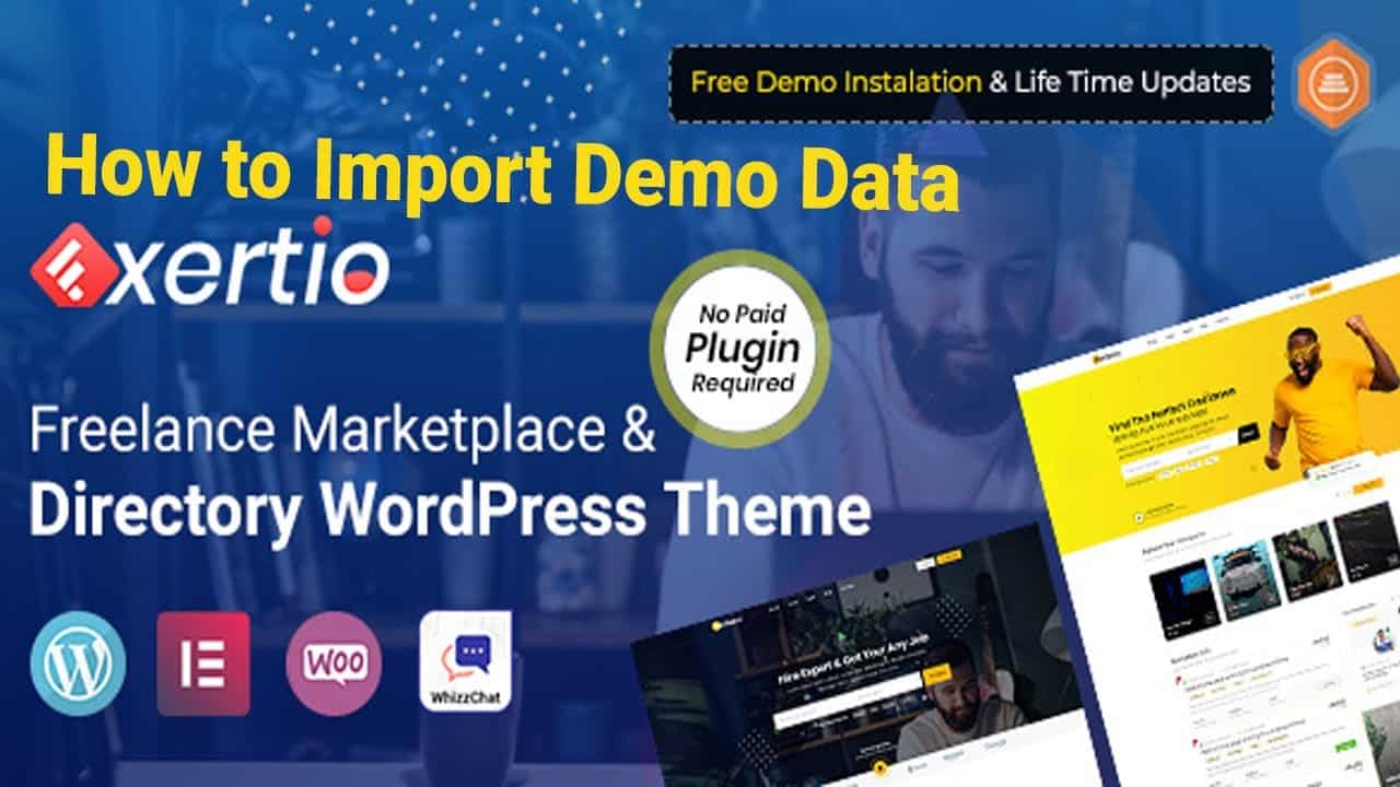 How to Import Demo Content in Exertio WordPress Theme - Easy and step by step process