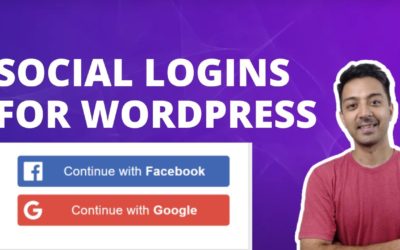 How to add Social Login in WordPress site