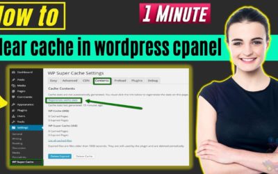 How to clear cache in wordpress cpanel 2022