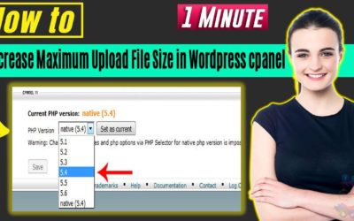 How to increase maximum upload file size in wordpress cpanel 2022