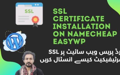 How to install SSL certificate to WordPress website on Namecheap EasyWP Urdu Hindi