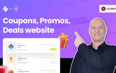 How to make Coupons, Promos, Deals website in Elementor with PopUp | Affiliate Deals | WordPress