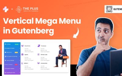 How to make Vertical Mega Menu in Gutenberg – WordPress  | Vertical Toggle Mega Menu