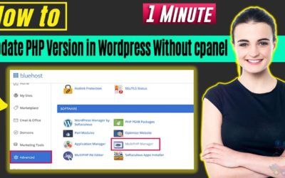 How to update php version in wordpress without cpanel 2022