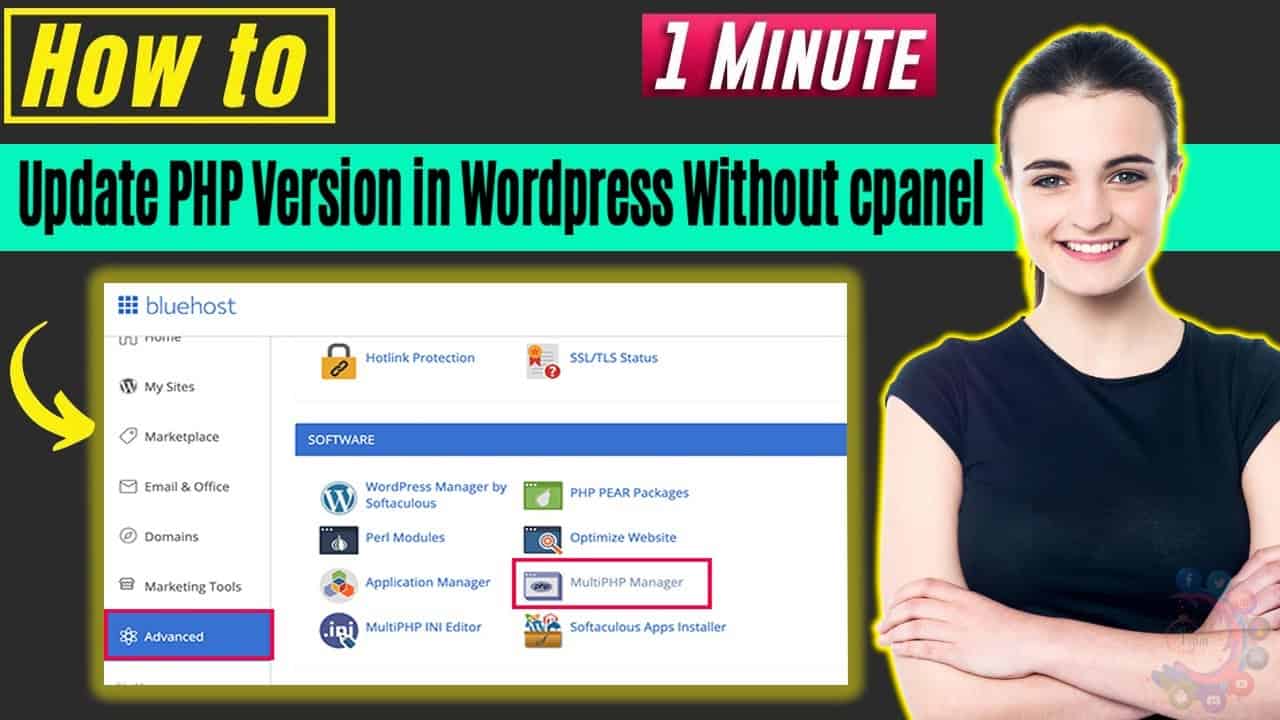 How to update php version in wordpress without cpanel 2022