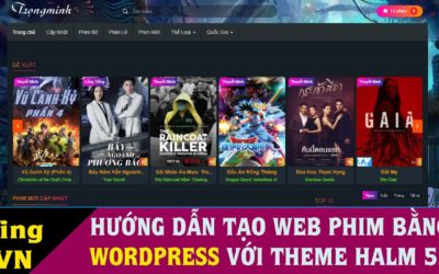 Hướng dẫn tạo website phim bằng WordPress bằng theme HalimMovies 5.5.1 – Auto Leech phim tự động