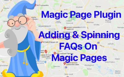 Magic Page Plugin Training Adding And Spinning FAQs On Your Sites