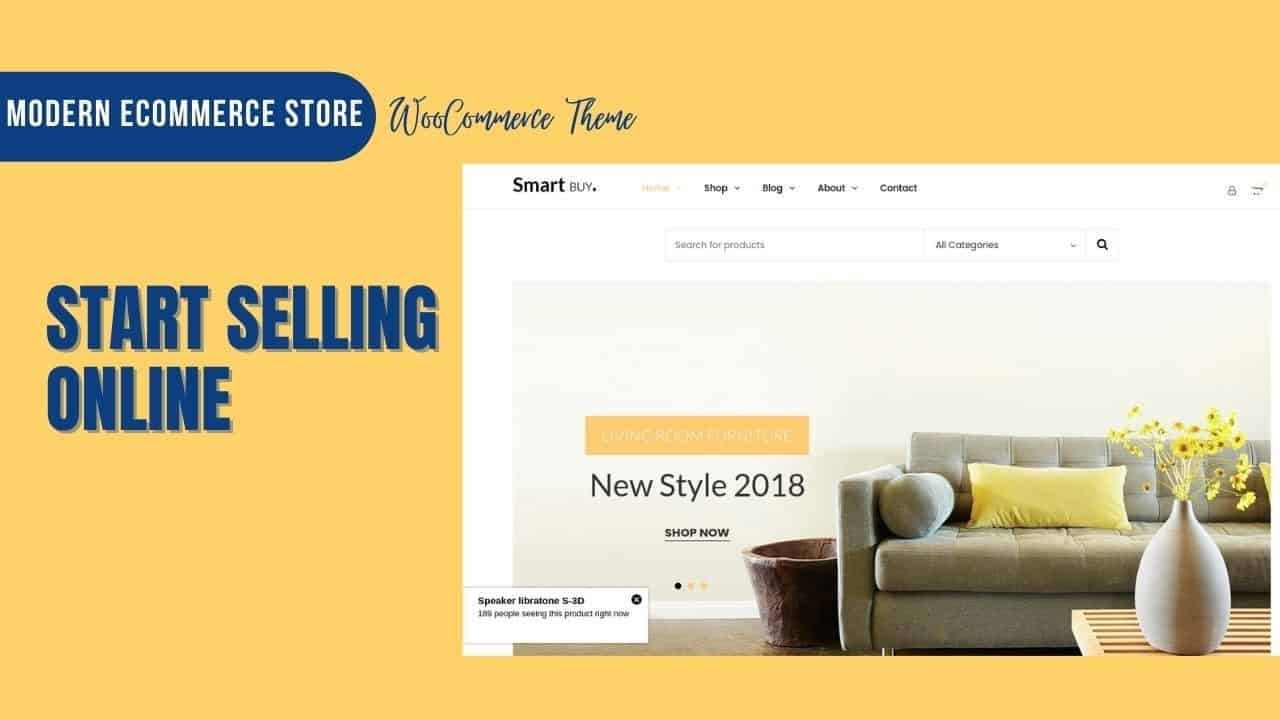 Modern Design eCommerce Website | Full Featured WooCommerce Theme | Smartbuy WordPress Theme