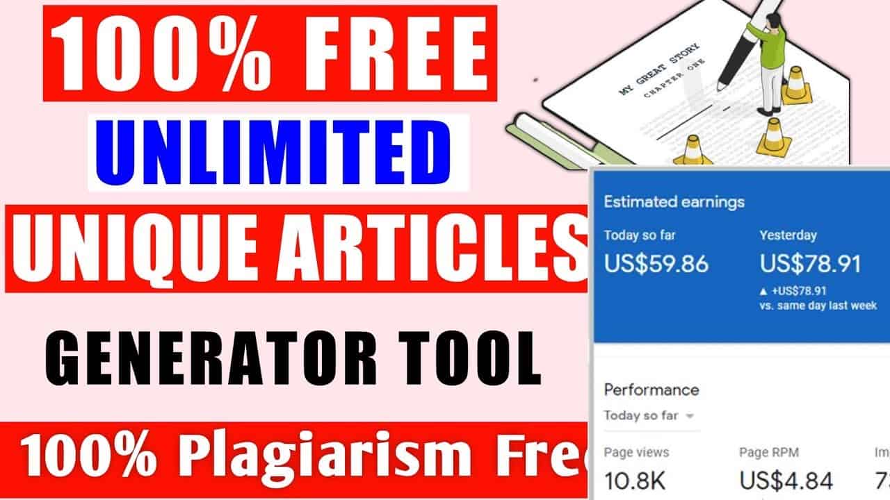 Plagiarism Free Articles 2022 Blogspot.com & Wordpress | instant Adsense Approval