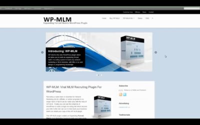 WP-MLM WordPress Plugin Installation Video