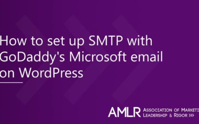 Quick Fix: Can't send email from WordPress | Set up SMTP for GoDaddy Microsoft Email on WordPress