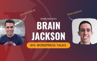 Brian Jackson of forgemedia, creators of Perfmatters & Novashare plugins in WordPress Talks Series