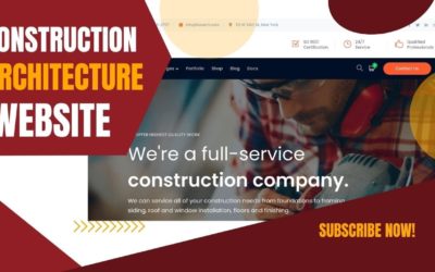 Create Construction and Architecture Website | Interior Design Agency Theme | Bauer WordPress Theme