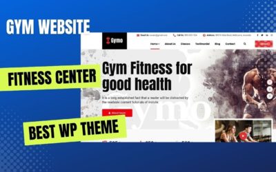 Create Fitness Center Website | BMI, Appointment, Shop Gym Theme | Gymo WordPress Theme