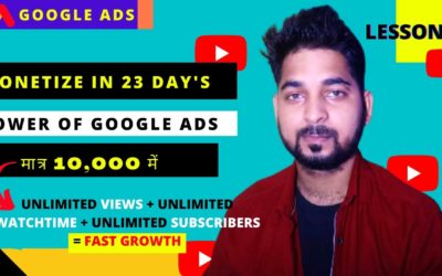 Digital Advertising Tutorials – 1000 subscribers with google ads ||  4000 hours watch time quickly with google ads || Lesson-3