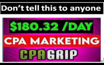 Digital Advertising Tutorials – $180 Per Day CPA Marketing 2022 strategy (make money online)cpa marketing for beginners step by step