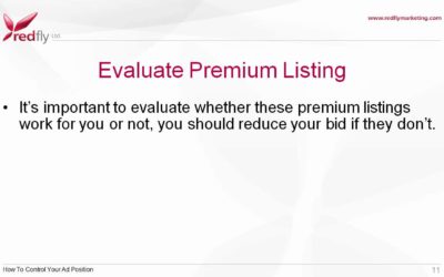 Digital Advertising Tutorials – Google AdWords Advanced Tutorial 8 – How To Control Your Ad Position