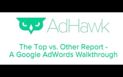 Digital Advertising Tutorials – The Top v. Other Report – A Google AdWords Walkthrough