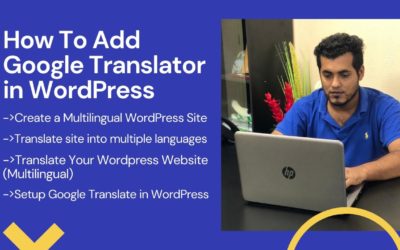 How To Add Google Translator in WordPress – 2022 Bangla Tutorial