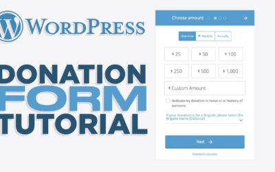 How To Create A Donation Form In WordPress | Easy Tutorial (2022)