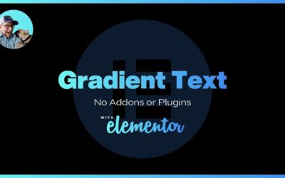 How To Create Gradient Text In Elementor Without Addons