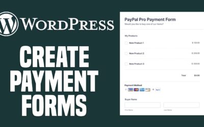 How To Make Payment Forms In WordPress | Simple Method (2022)